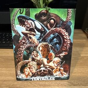 Tentacles Blu Ray w Slipcover 1977 Kino Lorber John Huston Shelley Winters